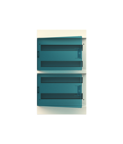 MISTRAL41W sıva üstü şeffaf kapak dağıtım kutusu 72M